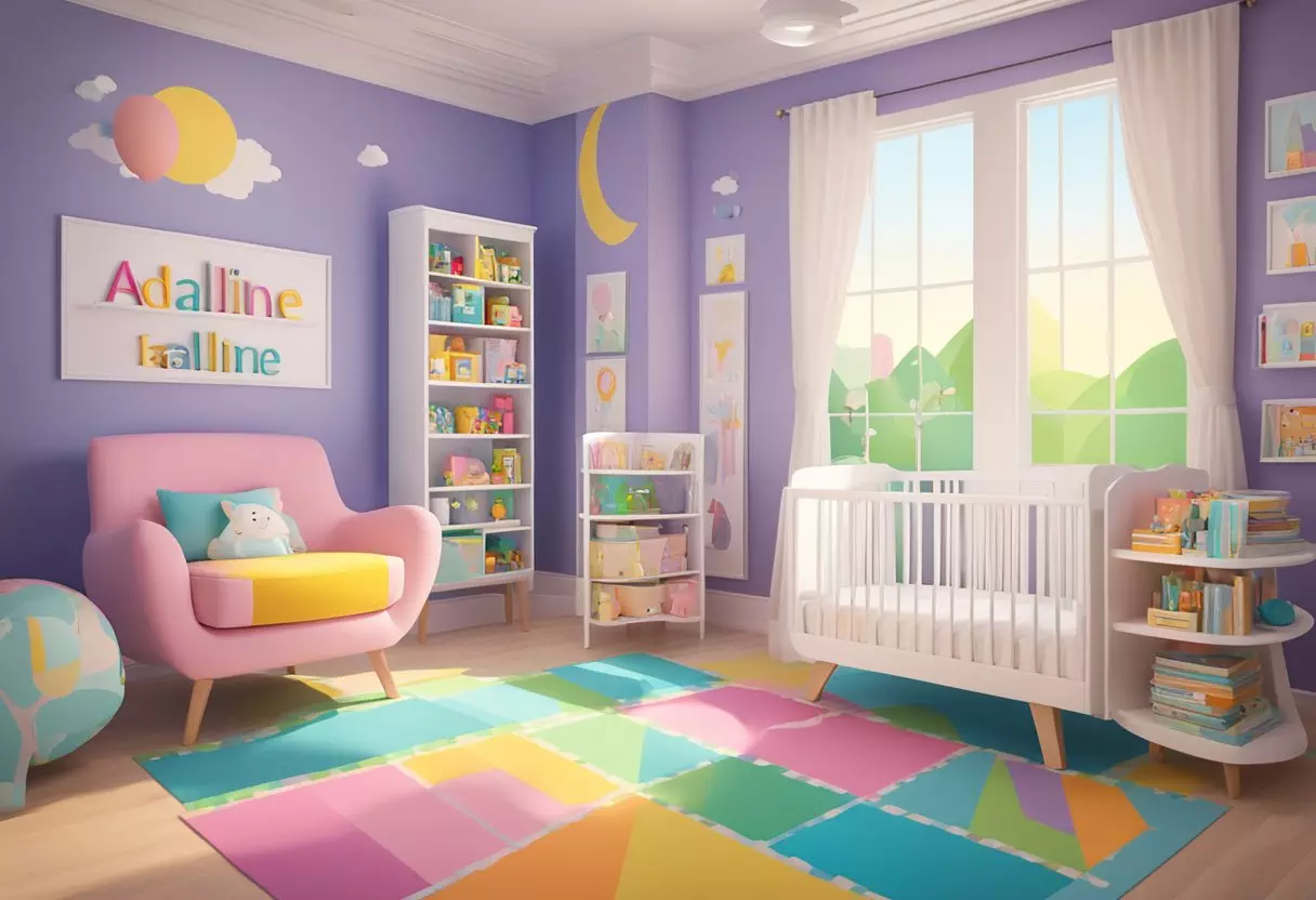 A modern nursery with 