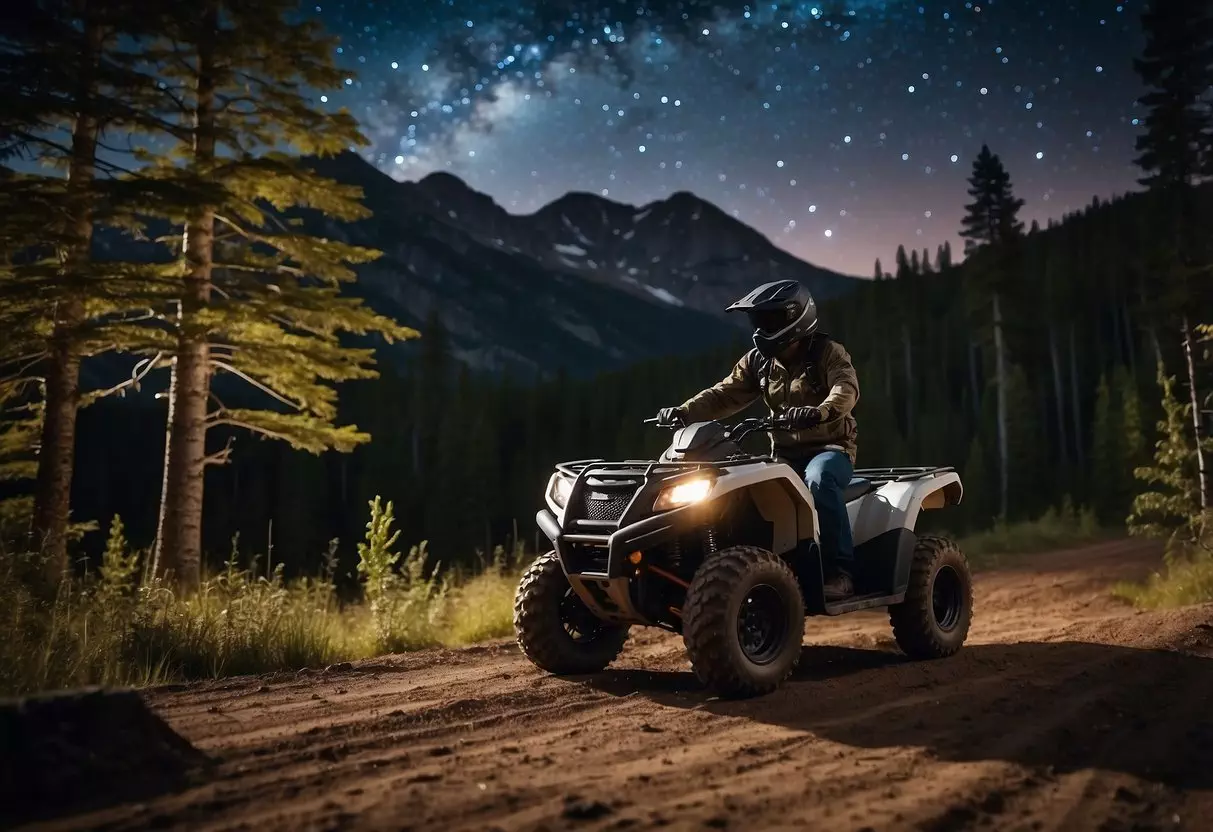 Astronomy under the stars, archery in the forest, and ATV riding through rugged terrain