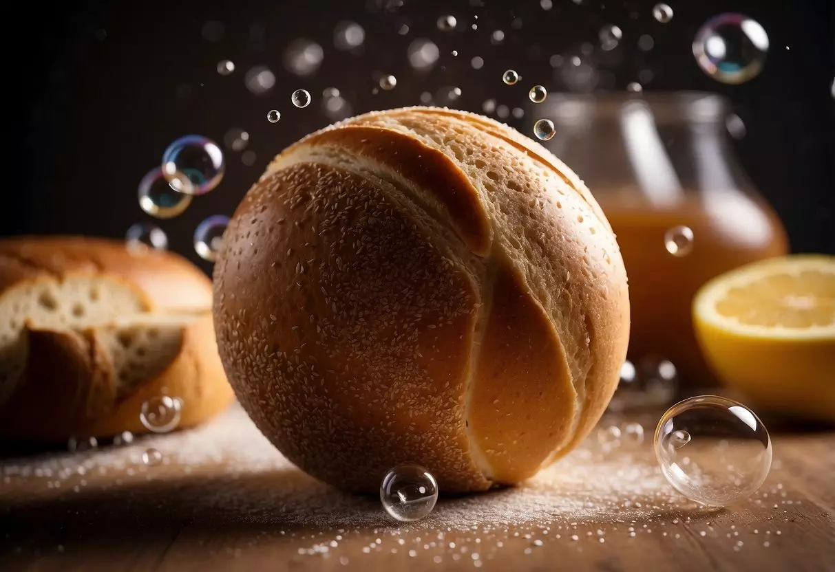 Bouncing ball, blowing bubbles, baking bread, and brushing hair